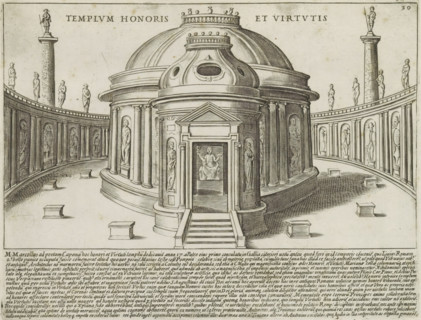 Templum honoris et virtutis, Temple of Honor and Virtue in Rome, Ancient monuments, Antiquae Urbis