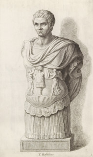 T. Hostilius, Sculpture of Tullus Hostilius, print, album page, Series number, 2, 98, Classical