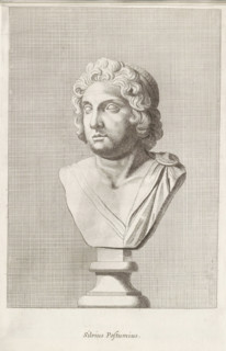 Bust of Silvius Postumius, Silvius Postumius, print, album page, Series number, 56, 98, Classical