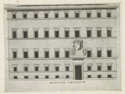 Palatium Caesiorum, Façade of a palazzo in Rome, Famous buildings in Rome and beyond, Palazzi