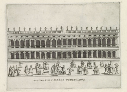 Procuratiae S. Marci Venetiarum, Façade of the Biblioteca Marciana in Venice, Famous buildings in