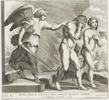 Expulsion from Paradise, Raphael Bible, Imagines Veteris ac Novi Testamenti, Paintings in the