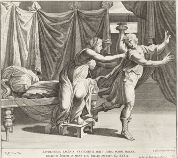 Joseph and Potiphar's wife, Imagines Veteris ac Novi Testamenti, Paintings in the Loggia by