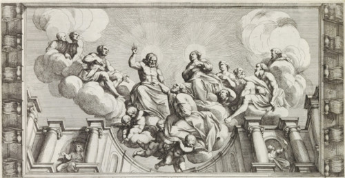God speaks to Paul, Paintings by Giovanni Lanfranco intended for the Loggia del Benedizione in the