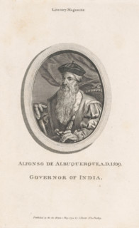 Portrait of Afonso de Albuquerque at the age of 55, print, book illustration, Portrait of Afonso de