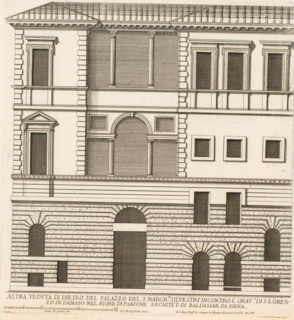 Rear facade of the palace of Marquis Silvestri, Altra veduta di dietro del palazzo del S. march.se