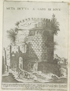 Tomb of Caecilia Metella in Rome, Meta detta a capo di bove, Ornamenti di fabriche antichi et