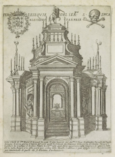 Per l'esequie del ser.mo S. duca Alessadro Farnese, Tomb monument of Alessandro Farnese in the
