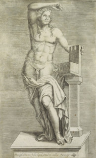 Image of a male nude, presumably Apollo Lyceus, Sculpture of Hermaphroditus (former title),