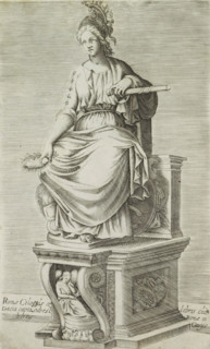 Sculpture of Rome, Romae colocius celebris cui Dacia captasubest Romae in hortis Caerijs,