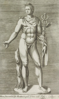 Mercury statua marmorea, apud Alexandrum de grand, Sculpture of Mercury, Ancient sculptures in