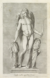 Sculpture of Amor, Cupid in aedibus magni ducis Etrurie, Ancient sculptures in Rome, Antiquarum