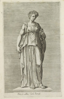 Flora in aedibus Card. Farnesij, Sculpture of Flora, Antiquarum statuarum urbis Romae quae in