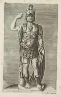 Pyrrhi regis marmoreum simulacrum Romae in aedibus Maximorum, Sculpture of Pyrrhus of Epirus as