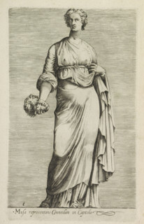 Sculpture of Thaleia, Muse of Comedy, Musa representans commediam in Capitolio, Ancient sculptures