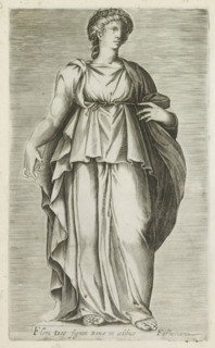 Sculpture of Flora, Flora deae signum Romae in aedibus Farnesianis, Ancient sculptures in Rome,