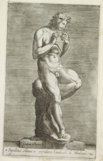 Apollinis statua in viridario cardinalis de Medicis, Sculpture of Apollo, Antiquarum statuarum