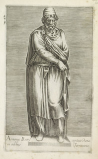 Armenia rex captivis Romae in aedibus Farnesianis, Sculpture of a barbarian prisoner, Antiquarum