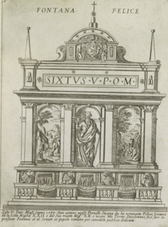 Fontana dell'Acqua Felice, Fontana Felice, Ornamenti di fabriche antichi et moderni dell' alma