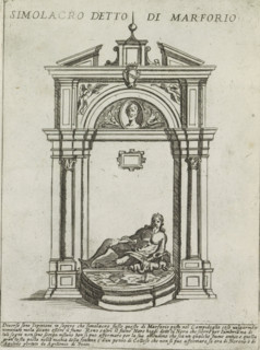 Simolacro detto di Marforio, Fountain with the statue of Marforio, Ornamenti di fabriche antichi et