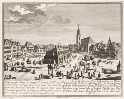 Prospectus extra Portam S. Catharinae Francofurti ad Moenum, Prospect aüsser der St.
