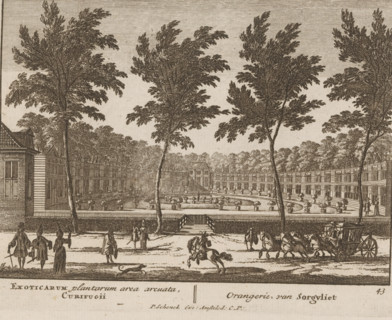 Orangery at Sorghvliet Park in The Hague, Orangery, of Sorgvliet, Exoticarum plantarum area