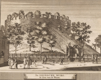 View of the castle of Leiden, The Leiden Castle seen from the square, Castles, country estates and
