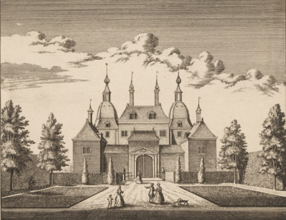 View of Endegeest Castle in Oegstgeest, Le chateau d'Endegeest, apartment à M.ire Jacob vander Ryt
