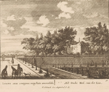 Loani arx contigua, vetustate venerabilis, Het Oude Hof, van het Loo, Oude hof van Paleis Het Loo,