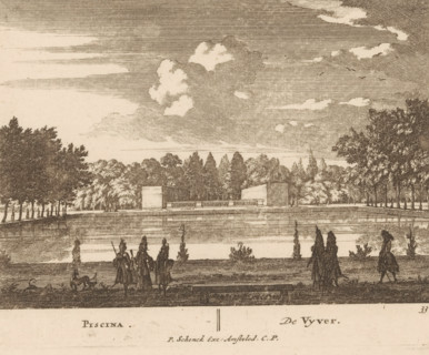 Pond of Het Loo Palace, Piscina, De Vyver, Admirandorum Quadruplex Spectaculum, Quadruple