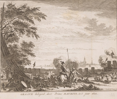 Siege of Grave by Prince Maurits, 1602, Graave besieged, by Prince Maurits, in the year 1602,