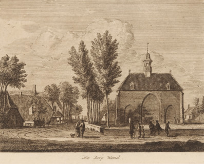 Village view in Wamel in Gelderland, The Village of Wamel, Views of prominent Dutch villages, Dutch