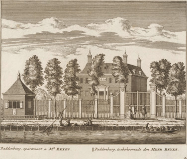 View of the country estate Paddenburg, near Baambrugge, Paddenburg, apartmentnant to Mr. Reyks,