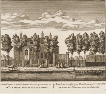Middelvaart, halfway between Utrecht, belonging to Mrs. Nicolas de la Chapelle, belonging to Mrs.