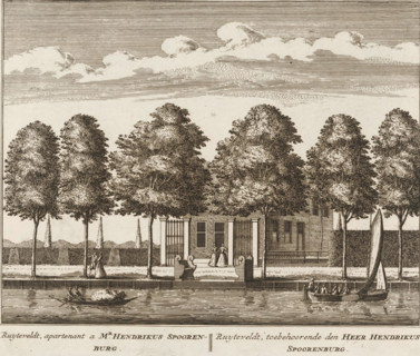 Ruyteveldt, owner of Mr. Hendrikus Spoorenburg, belonging to Mr. Hendrikus Spoorenburg, View of the