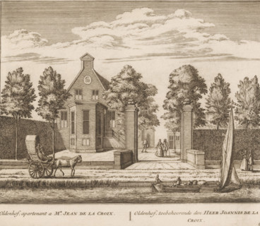 View of the country estate Oldenhof, near Abcoude, Oldenhof, apartment to Mr. Jean de la Croix,