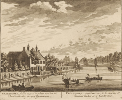 View of Vredenoord near Breukelen, Vredenoord, looking towards the place of Mr. Boendermaker and