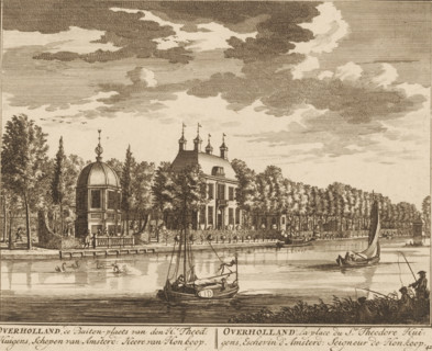 Overholland, the country estate of Mr. Theodore Huigens, alderman of Amsterdam: Lord of Honkoop,