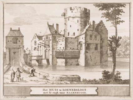 The House at Loenersloot, with its back to Baambrugge, View of Loenersloot Castle, Castles in the