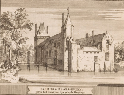 The House at Maarsseveen, as it stood before its complete demolition, View of Huis Ter Meer in