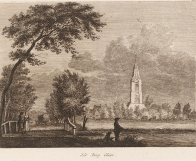 The Village of Ghoor, Village View in Goor, print, Series number, 12, Numbered top right: 12., c.
