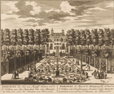 View of Doornburgh House, Doornburg, the House of Miss: Widow of St. Willem van Son, Cathedral Lord