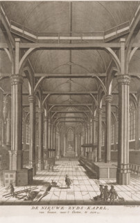 The Nieuwe-Zyds-Kapel, seen from the inside, towards the East, Interior of the Nieuwezijds Chapel