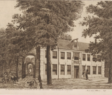 The country estate Wisseloord in Muiderberg of Mr. J. de Groot, art collector in Amsterdam,