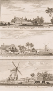 View outside Haarlem of the Zomervaart, 100 Rods from the Schalkwykerweg, View of the Zomervaart,