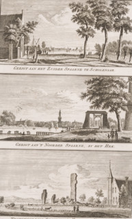 View of the Southern Spaarne at Scholenaar, View of the Northern Spaarne, by the gate, Present