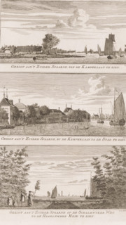 Views of the Zuider Spaarne, View of the Zuider Spaarne, seen from the Kamperlaan, by the