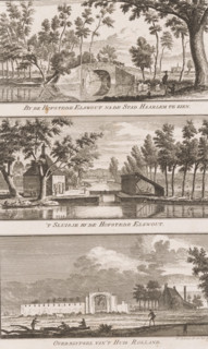 Views of the Elswout Estate and Rolland House in Overveen, By the Elswout Estate seen from the City