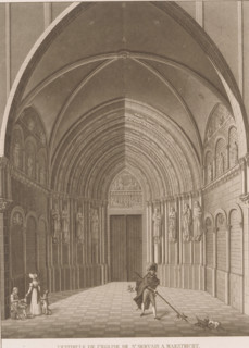 View of the Mountain Portal of the Basilica of St. Servaas in Maastricht, Vestibule de l'Eglise de