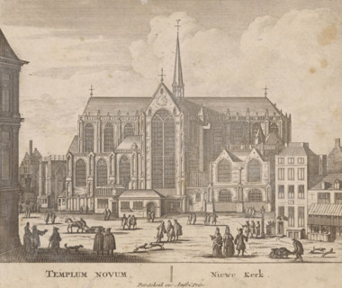 Templum Novum, Nieuwe Kerk, View of the Nieuwe Kerk in Amsterdam, 100 Illustrations of the most